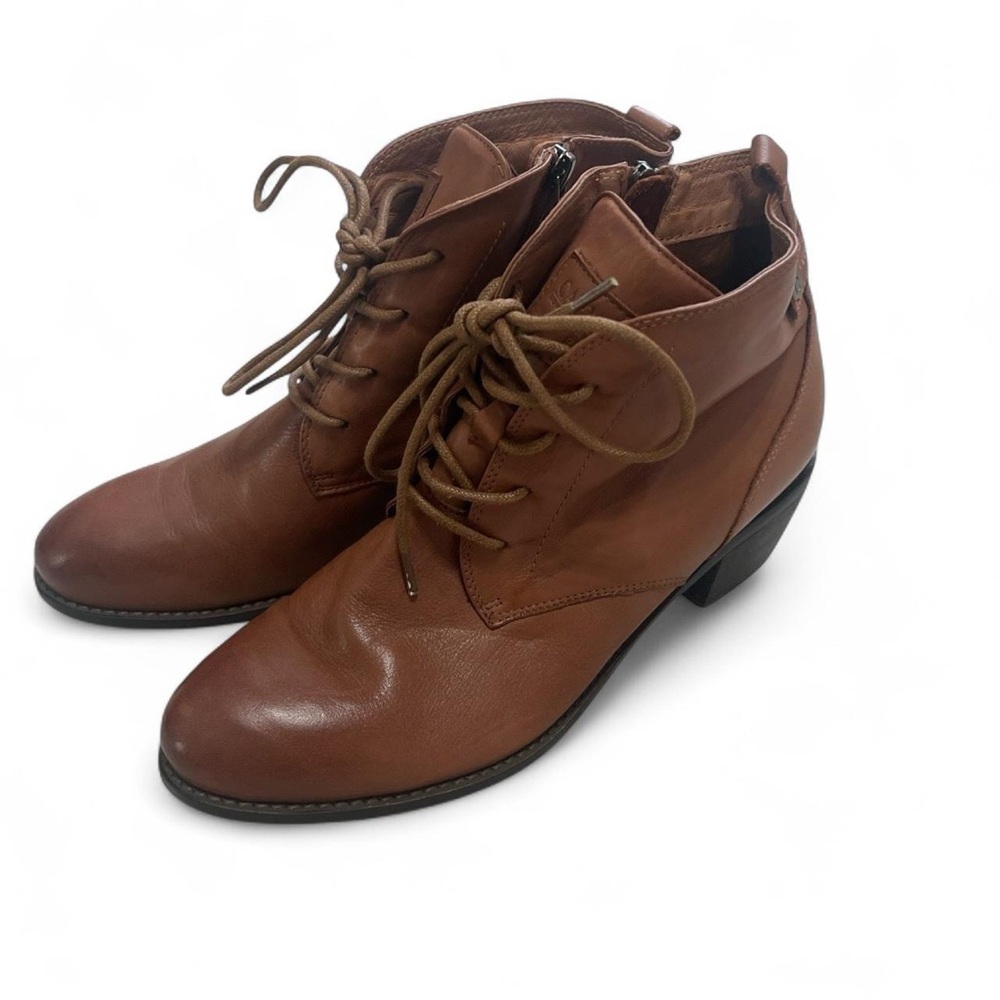 Carmela Leather Brown Boots Size Us Women’s 10